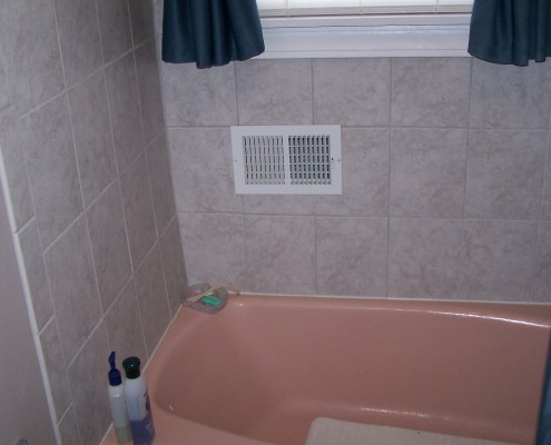 HVAC Vent in the Shower
