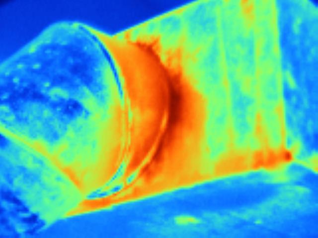 HVAC Elbow Thermal Image Scan