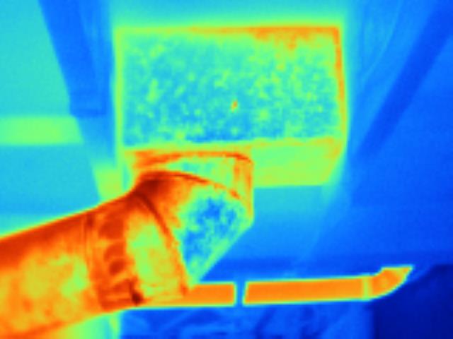 HVAC Elbow Thermal Image Scan