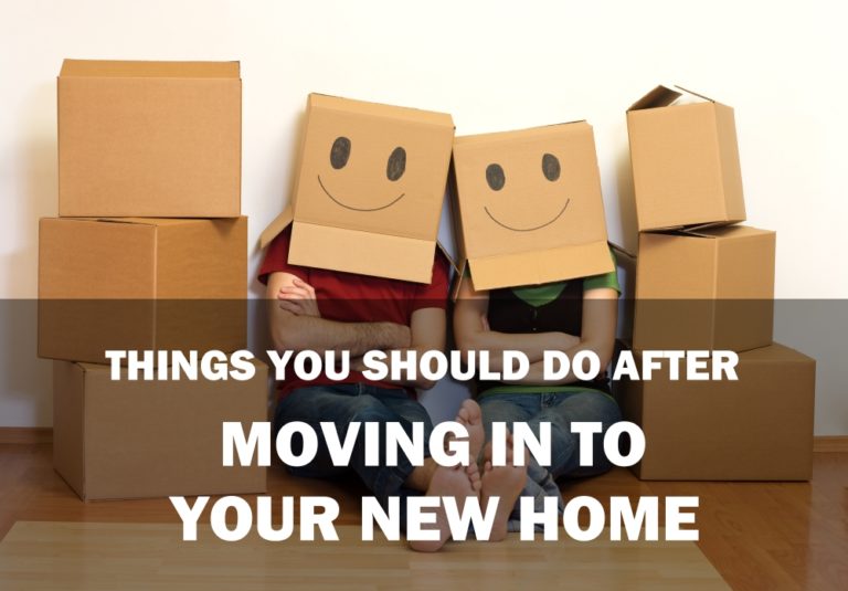 Things You Should Do After Moving into Your New House