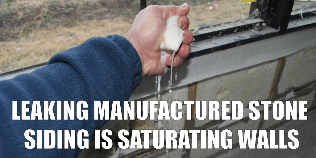 Failed Stone Veneer & Leaking Windows Halt Construction On Custom Home