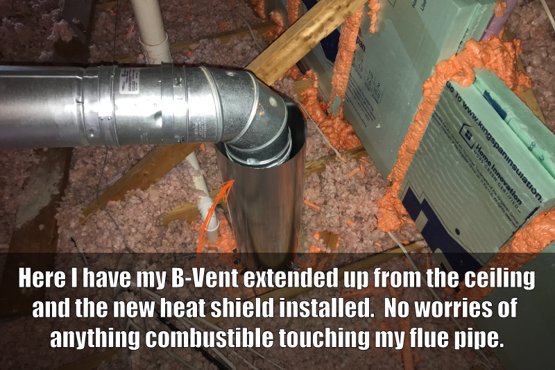 Heat Shield for B Vent