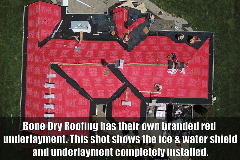 Roof Preparation before shingles are installed