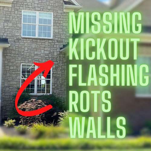 Missing Kick-Out Flashing Creates Hidden Water Damage in Walls
