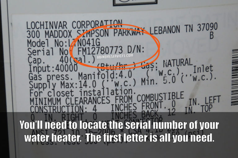 lochinvar serial number decoder