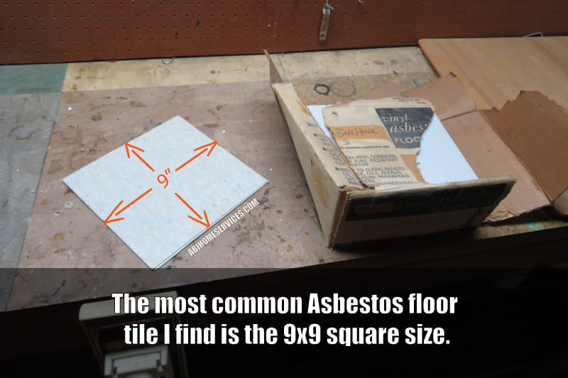 9x9 Asbestos Floor Tiles