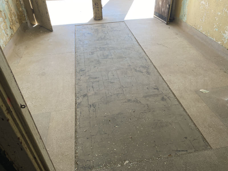 Asbestos Floor Tiles Removed
